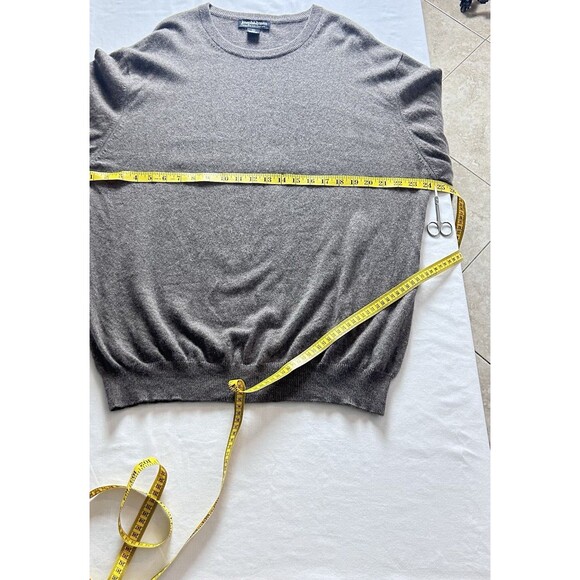 Joseph & Lyman Limited Collection Mens XXL Pure‎ Cashmere Brown Sweater - Picture 3 of 7